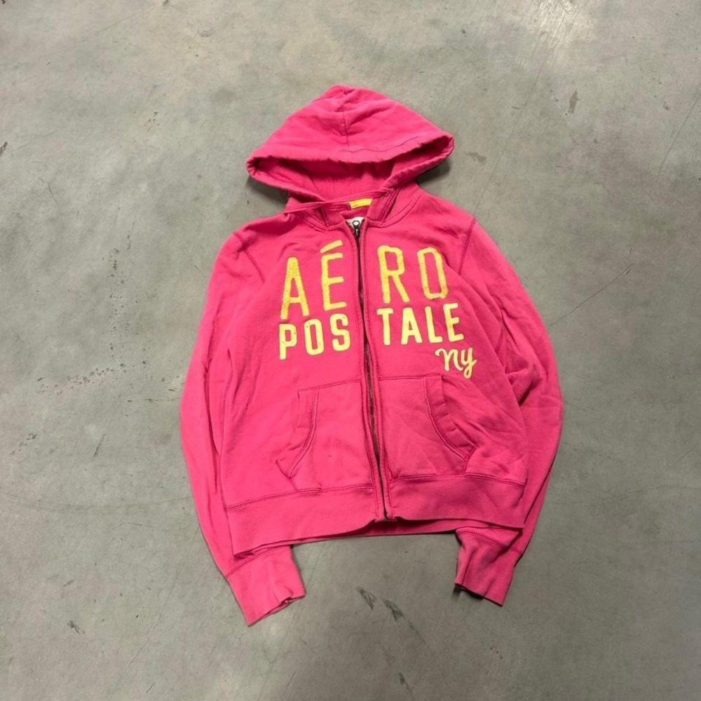 Y2K Aeropostale Pink Zip Up Hoodie